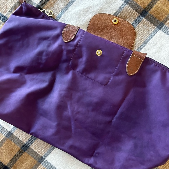 Longchamp Le Pliage Tote Purple - Picture 11 of 11